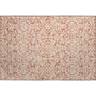 Piper Looms Mayfield Damask AMF920 Coral Machine Washable Area Rug Scatter Main Image