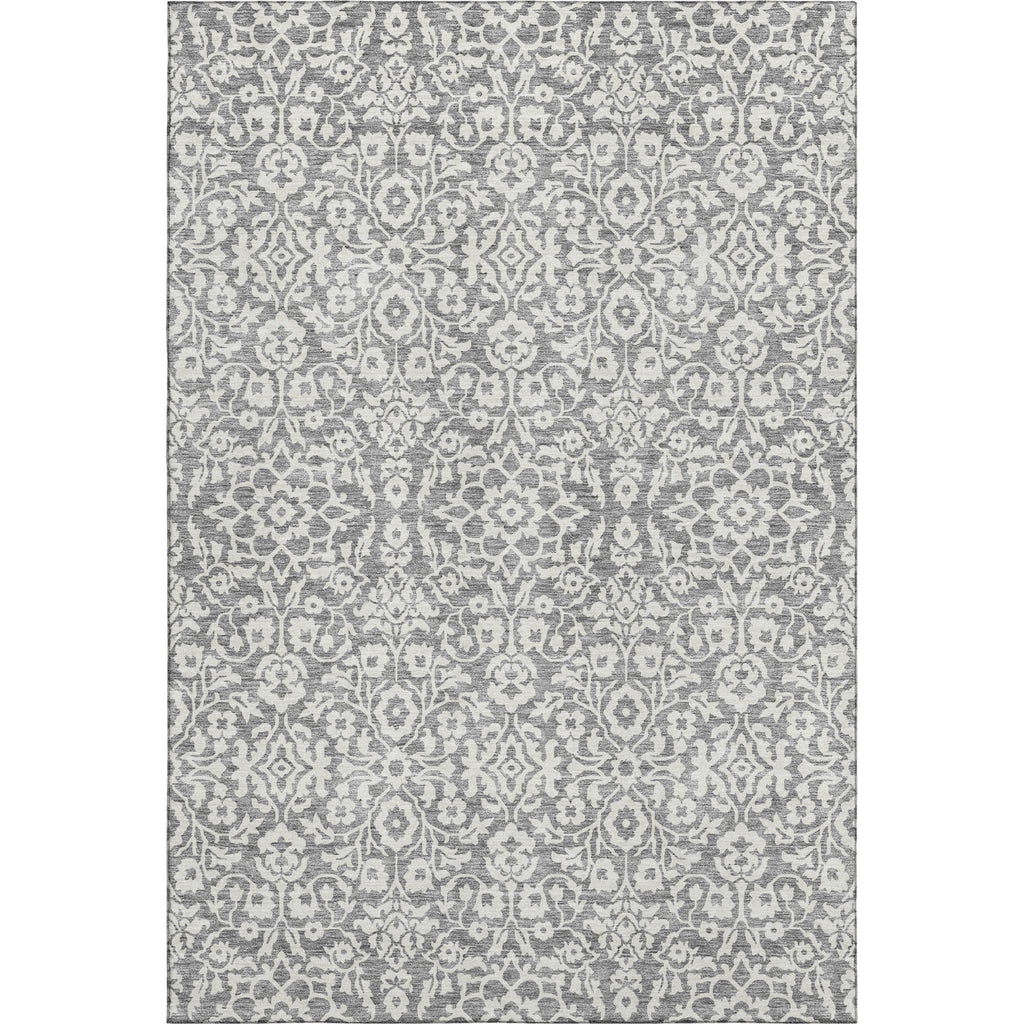 Piper Looms Mayfield Damask AMF920 Gray Machine Washable Area Rug main image