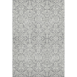 Piper Looms Mayfield Damask AMF920 Gray Machine Washable Area Rug main image
