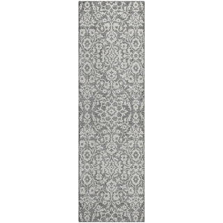 Piper Looms Mayfield Damask AMF920 Gray Machine Washable Area Rug Runner Main Image