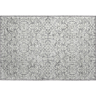 Piper Looms Mayfield Damask AMF920 Gray Machine Washable Area Rug Scatter Main Image