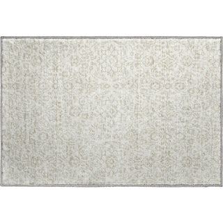 Piper Looms Mayfield Damask AMF920 Ivory Machine Washable Area Rug Scatter Main Image