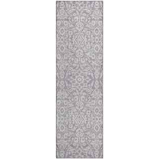 Piper Looms Mayfield Damask AMF920 Lavender Machine Washable Area Rug Runner Main Image