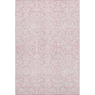 Piper Looms Mayfield Damask AMF920 Pink Machine Washable Area Rug main image