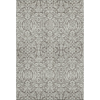 Piper Looms Mayfield Damask AMF920 Taupe Machine Washable Area Rug main image