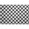 Piper Looms Mayfield Circles AMF921 Black Machine Washable Area Rug Scatter Main Image