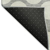 Piper Looms Mayfield Circles AMF921 Gray Machine Washable Area Rug Backing Image