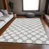 Piper Looms Mayfield Circles AMF921 Gray Machine Washable Area Rug Lifestyle Image Feature