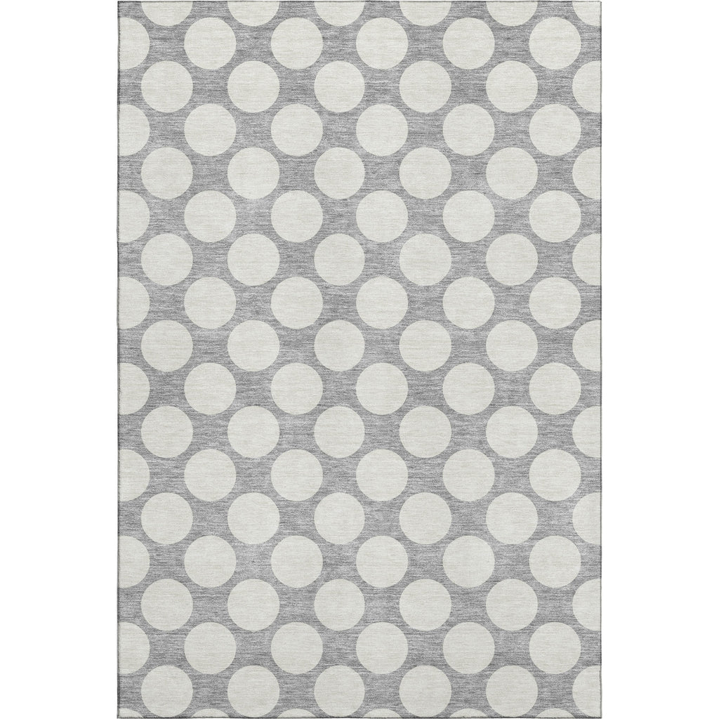 Piper Looms Mayfield Circles AMF921 Gray Machine Washable Area Rug main image