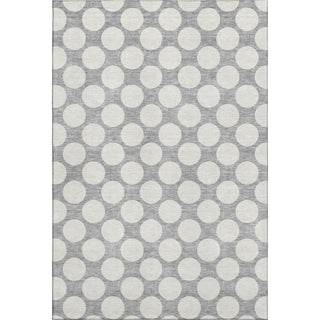 Piper Looms Mayfield Circles AMF921 Gray Machine Washable Area Rug main image