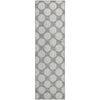 Piper Looms Mayfield Circles AMF921 Gray Machine Washable Area Rug Runner Main Image