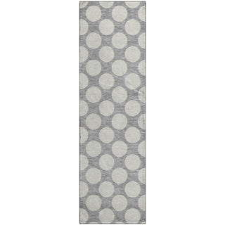 Piper Looms Mayfield Circles AMF921 Gray Machine Washable Area Rug Runner Main Image