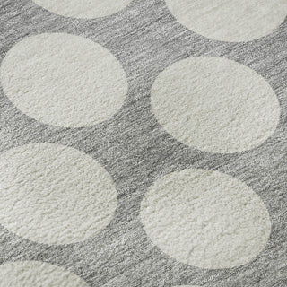 Piper Looms Mayfield Circles AMF921 Gray Machine Washable Area Rug Swatch Image