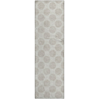 Piper Looms Mayfield Circles AMF921 Ivory Machine Washable Area Rug Runner Main Image
