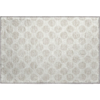 Piper Looms Mayfield Circles AMF921 Ivory Machine Washable Area Rug Scatter Main Image