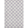 Piper Looms Mayfield Circles AMF921 Lavender Machine Washable Area Rug main image