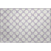 Piper Looms Mayfield Circles AMF921 Lavender Machine Washable Area Rug Scatter Main Image