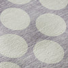 Piper Looms Mayfield Circles AMF921 Lavender Machine Washable Area Rug Swatch Image