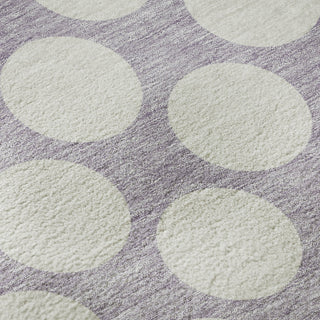 Piper Looms Mayfield Circles AMF921 Lavender Machine Washable Area Rug Swatch Image