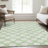 Piper Looms Mayfield Circles AMF921 Mint Machine Washable Area Rug Lifestyle Image Feature
