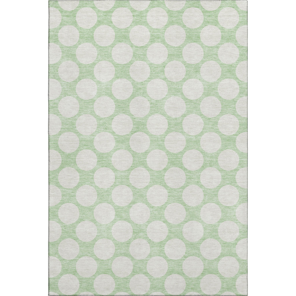 Piper Looms Mayfield Circles AMF921 Mint Machine Washable Area Rug main image