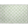 Piper Looms Mayfield Circles AMF921 Mint Machine Washable Area Rug Scatter Main Image