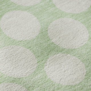 Piper Looms Mayfield Circles AMF921 Mint Machine Washable Area Rug Swatch Image