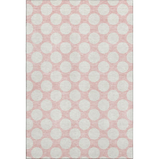 Piper Looms Mayfield Circles AMF921 Pink Machine Washable Area Rug main image