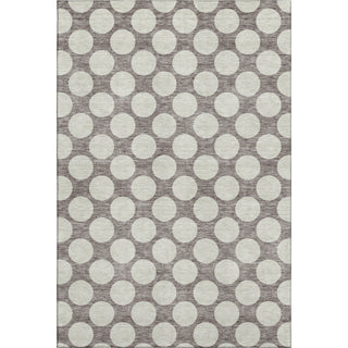Piper Looms Mayfield Circles AMF921 Taupe Machine Washable Area Rug main image
