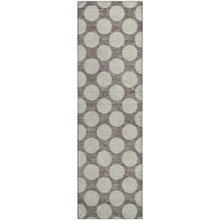 Piper Looms Mayfield Circles AMF921 Taupe Machine Washable Area Rug Runner Main Image