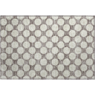 Piper Looms Mayfield Circles AMF921 Taupe Machine Washable Area Rug Scatter Main Image