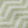 Piper Looms Mayfield Chevron AMF922 Aloe Machine Washable Area Rug Swatch Image