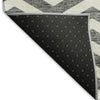 Piper Looms Mayfield Chevron AMF922 Gray Machine Washable Area Rug Backing Image