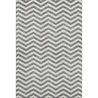Piper Looms Mayfield Chevron AMF922 Gray Machine Washable Area Rug main image