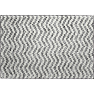 Piper Looms Mayfield Chevron AMF922 Gray Machine Washable Area Rug Scatter Main Image