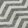 Piper Looms Mayfield Chevron AMF922 Gray Machine Washable Area Rug Swatch Image