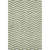 Piper Looms Mayfield Chevron AMF922 Green Machine Washable Area Rug main image