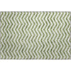 Piper Looms Mayfield Chevron AMF922 Green Machine Washable Area Rug Scatter Main Image