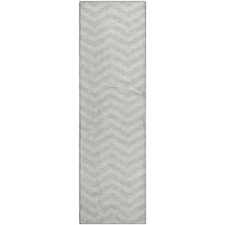 Piper Looms Mayfield Chevron AMF922 Ivory Machine Washable Area Rug Runner Main Image