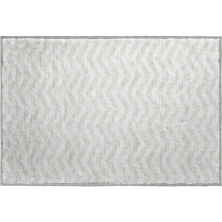 Piper Looms Mayfield Chevron AMF922 Ivory Machine Washable Area Rug Scatter Main Image