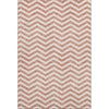 Piper Looms Mayfield Chevron AMF922 Salmon Machine Washable Area Rug main image