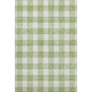 Piper Looms Mayfield Plaid AMF923 Aloe Machine Washable Area Rug main image