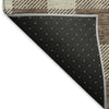 Piper Looms Mayfield Plaid AMF923 Brown Machine Washable Area Rug Backing Image