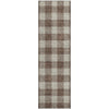 Piper Looms Mayfield Plaid AMF923 Brown Machine Washable Area Rug Runner Main Image