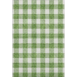 Piper Looms Mayfield Plaid AMF923 Green Machine Washable Area Rug main image