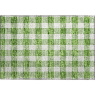 Piper Looms Mayfield Plaid AMF923 Green Machine Washable Area Rug Scatter Main Image
