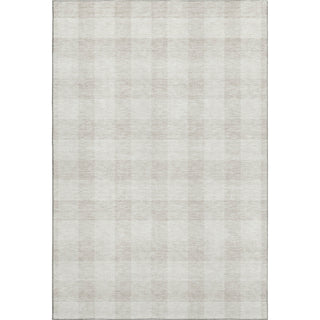 Piper Looms Mayfield Plaid AMF923 Ivory Machine Washable Area Rug main image