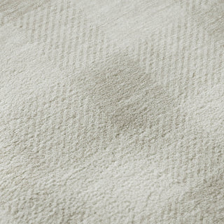 Piper Looms Mayfield Plaid AMF923 Ivory Machine Washable Area Rug Swatch Image