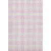 Piper Looms Mayfield Plaid AMF923 Pink Machine Washable Area Rug main image