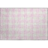 Piper Looms Mayfield Plaid AMF923 Pink Machine Washable Area Rug Scatter Main Image